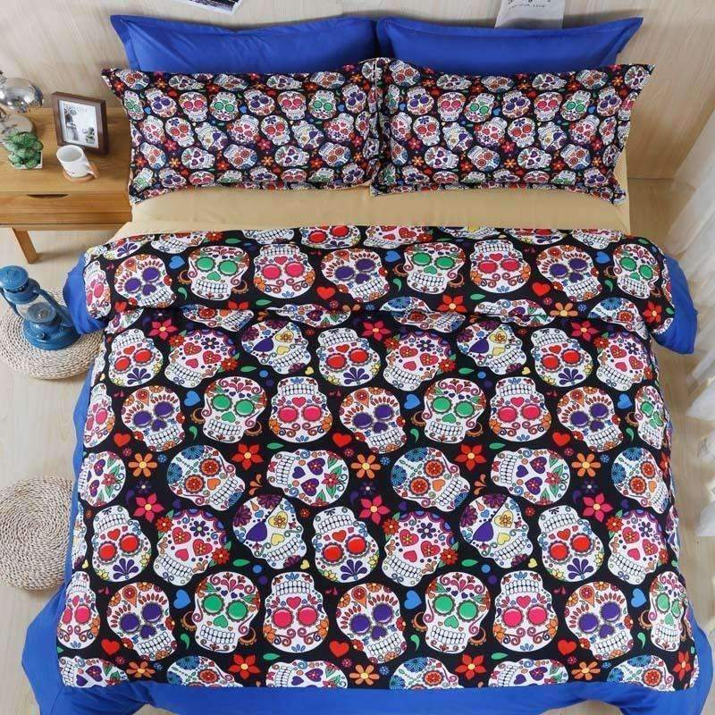 Sugar Skulls Bedding Set Deetrade