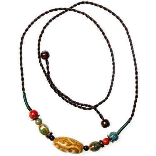 hemp cord necklace