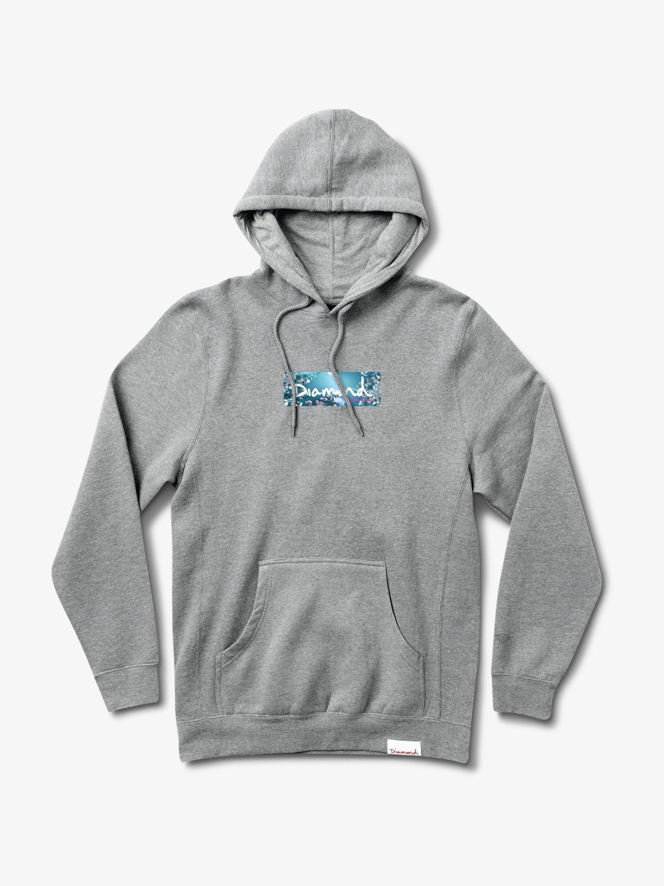 Flower Box Logo Hoodies - Heather Grey | Diamond Supply Co.