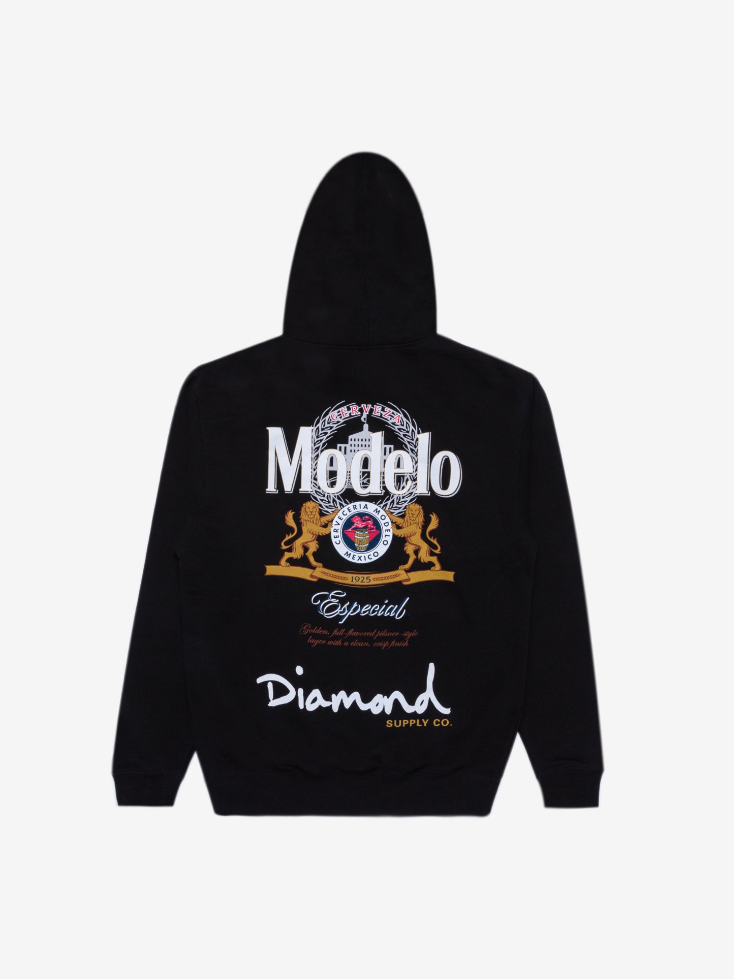 diamond hoodie black