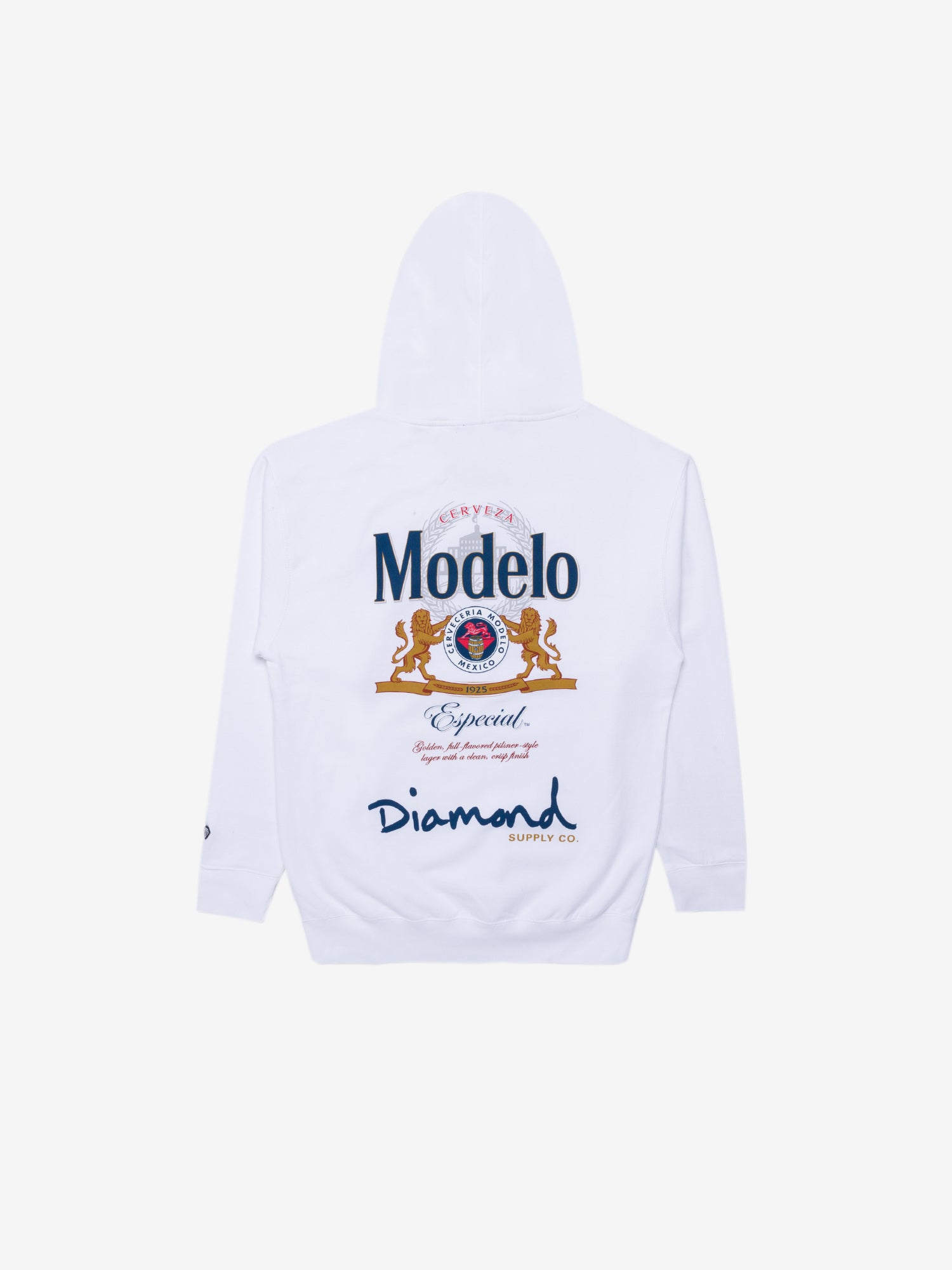 diamond supply white hoodie