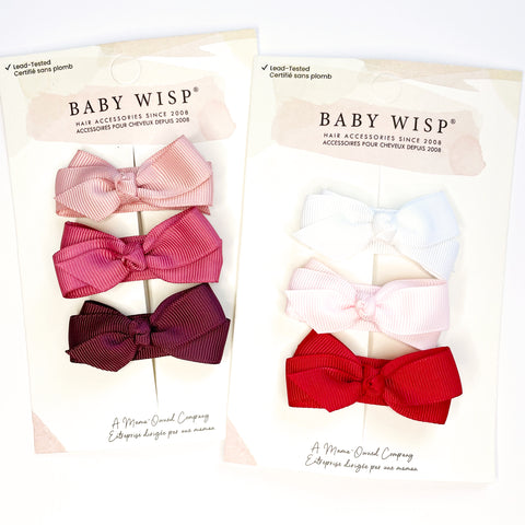 baby toddler bows valentine baby gift set