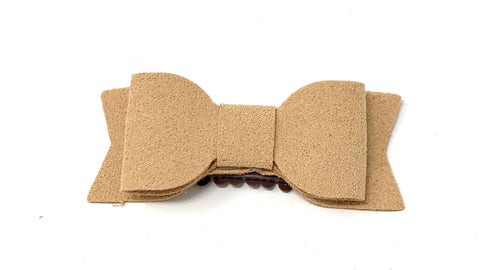 baby wisp faux suede bows baby hair clip wisp clip