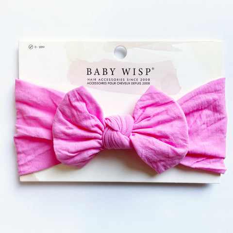 baby nylon headband headwrap hot pink valentine