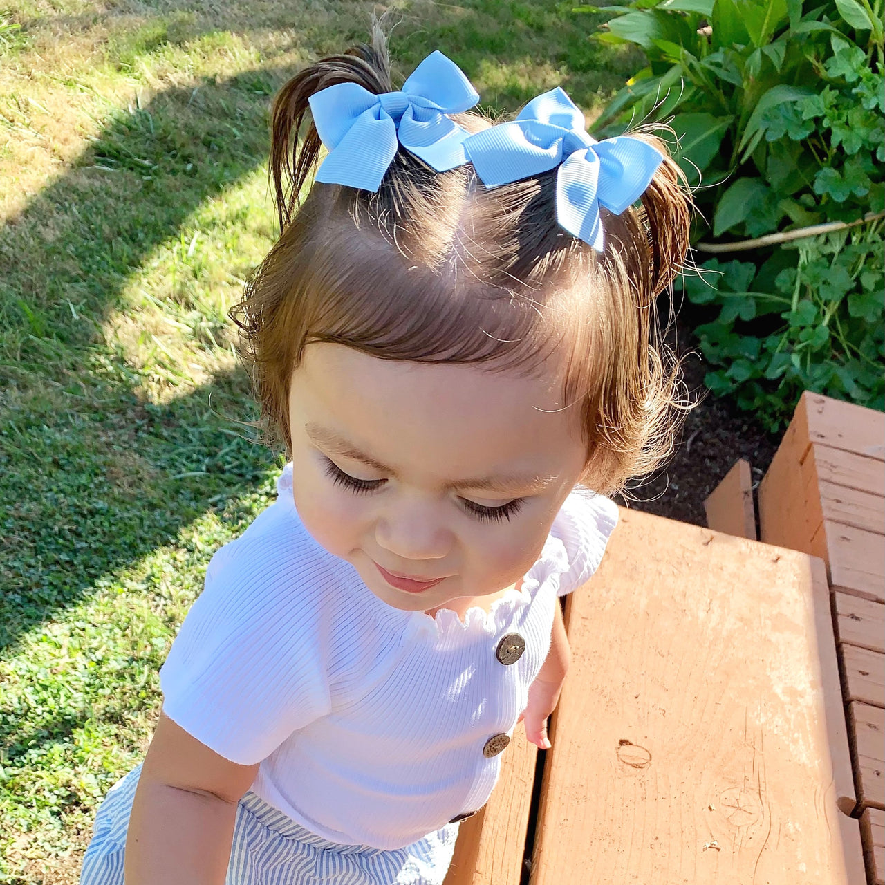 Baby Wisp® 10 Tiny Baby Toddler Bows, Girl Bow Clips, Baby Hair Clip Bows,  Snap Clips, Toddler Mini Clips, Baby Girl Accessory, Shower Gift -   Finland