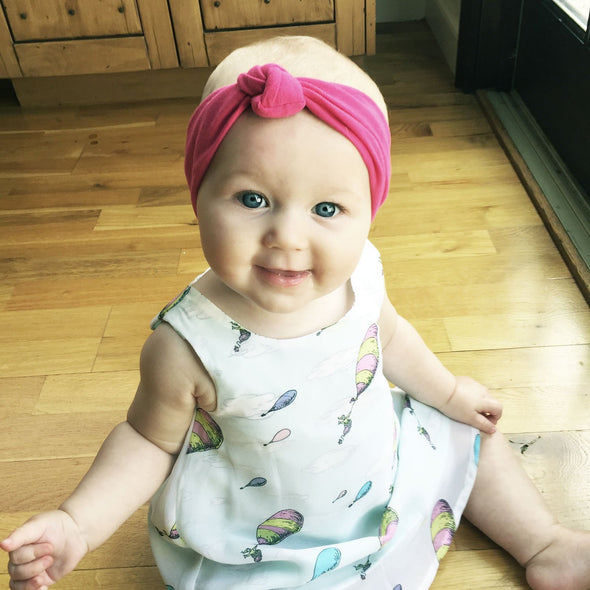 Infant Headwrap - Turban Knot Headband - Pumpkin Spice | Baby Wisp