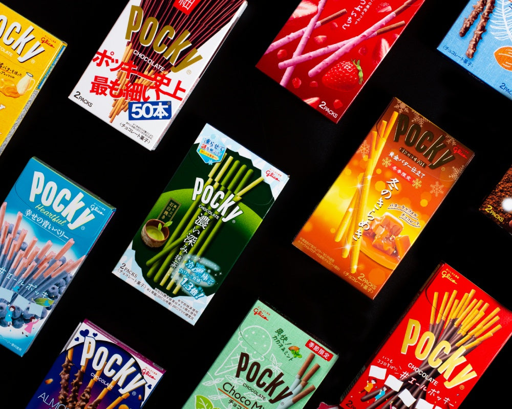 Pocky offers many different flavors to try