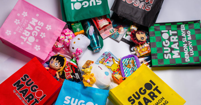 Sugoi Mart's selection of unique lucky bags