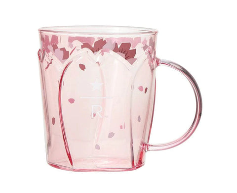 Starbucks Reserve Tokyo Sakura 2024 Pink Glass Mug