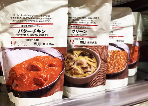 A serving of Muji curry, exemplifying the brand's dedication to delivering traditional Japanese flavors with a modern twist