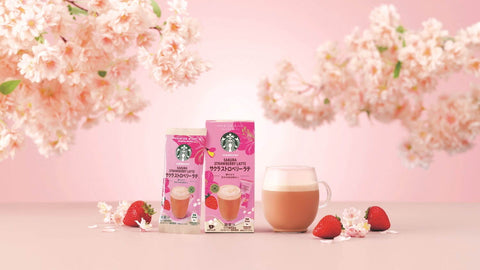 Sakura Strawberry Premium Latte Sticks