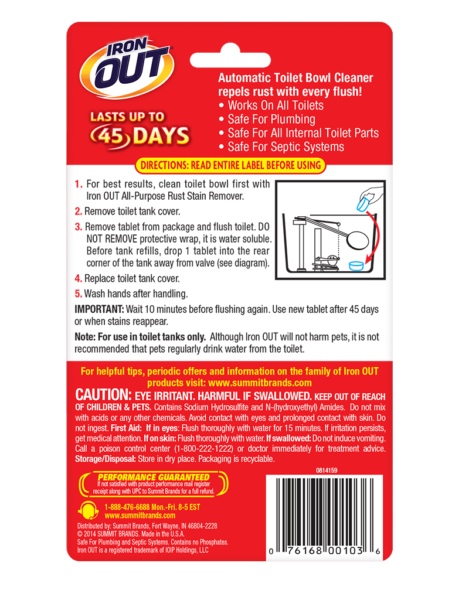 Iron OUT® Rust Stain Remover Spray — Atlas Preservation