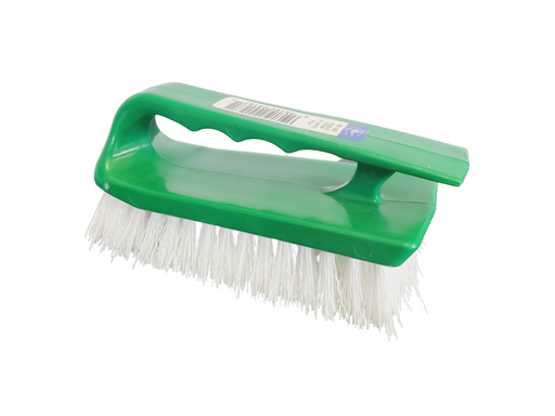 Magnolia White Polypropylene Handled Scrub Brush