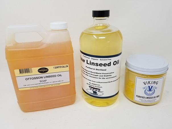 Pure Swedish Raw Linseed Oil — Atlas Preservation
