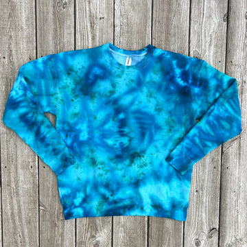 Caribbean & Jade Ice Dye Crewneck Preorder