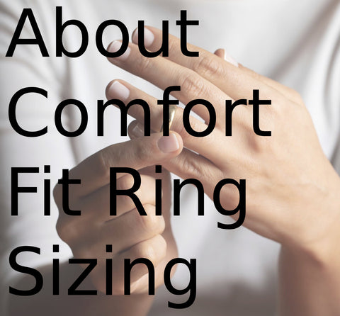 About Comfort Fit Ring Sizing