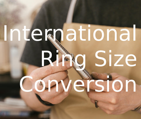 International Ring Size Conversion Ring Sizing
