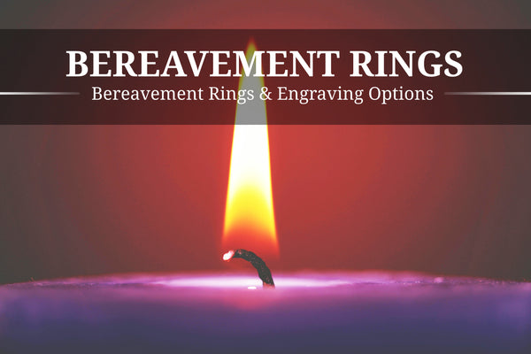 Bereavement rings and engraving options