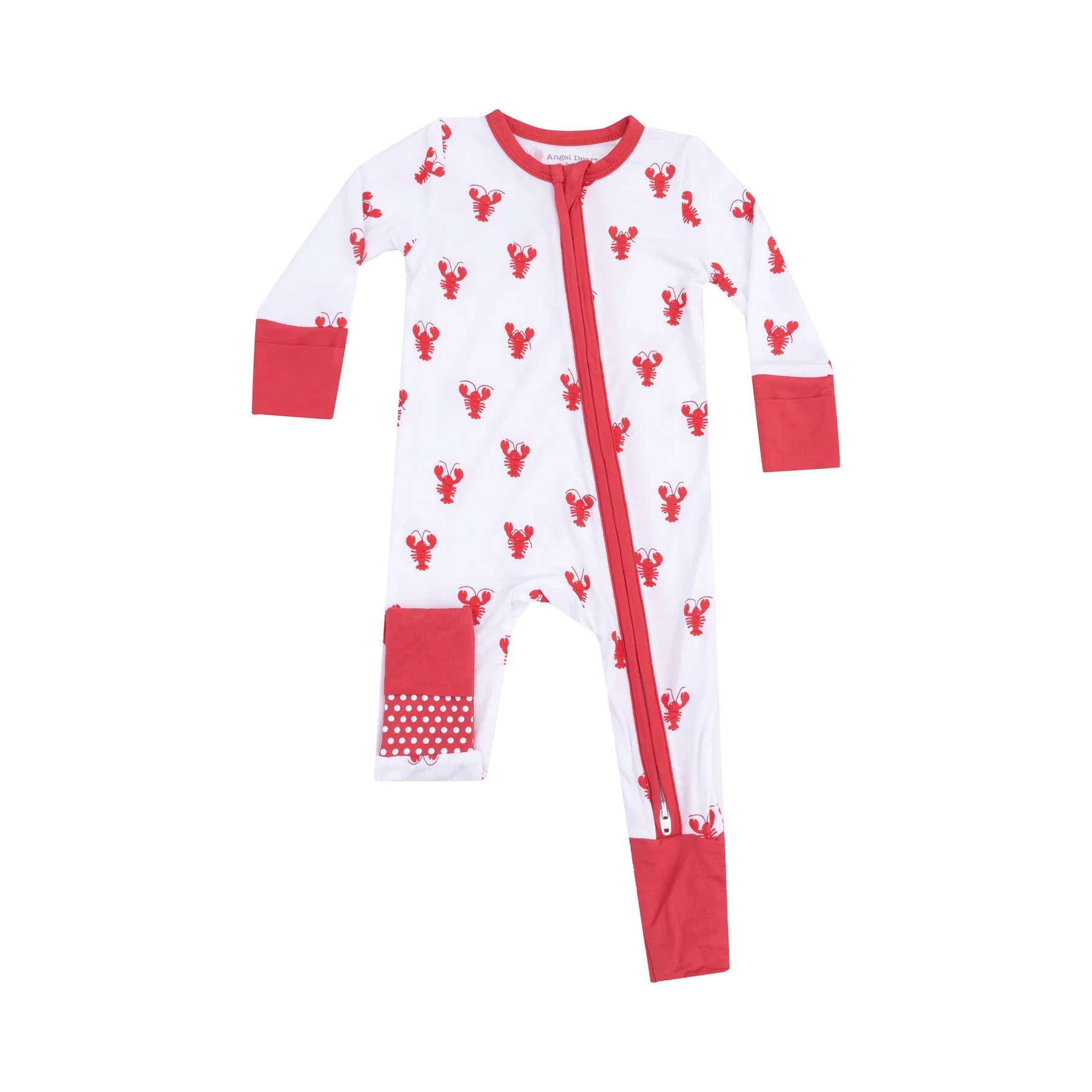 Angel Dear Lobster 2 Way Zipper Romper