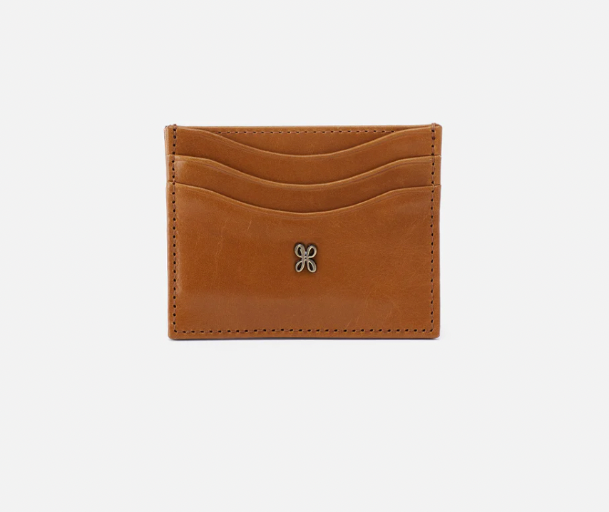 HOBO Max Gold Leaf Card Case Wallet