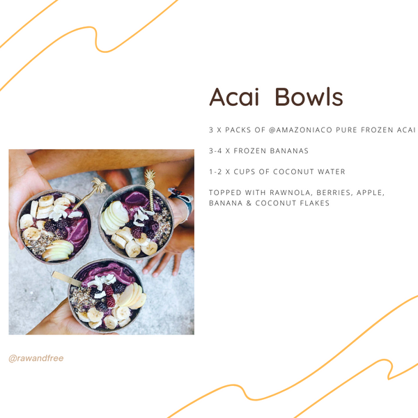 Raw and Free Acai Bowl