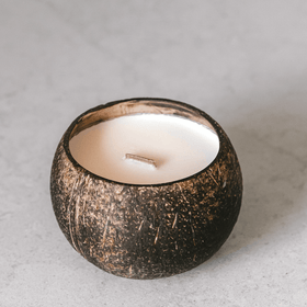 Unscented - Coconut Soy Candles - Coconut Bowls