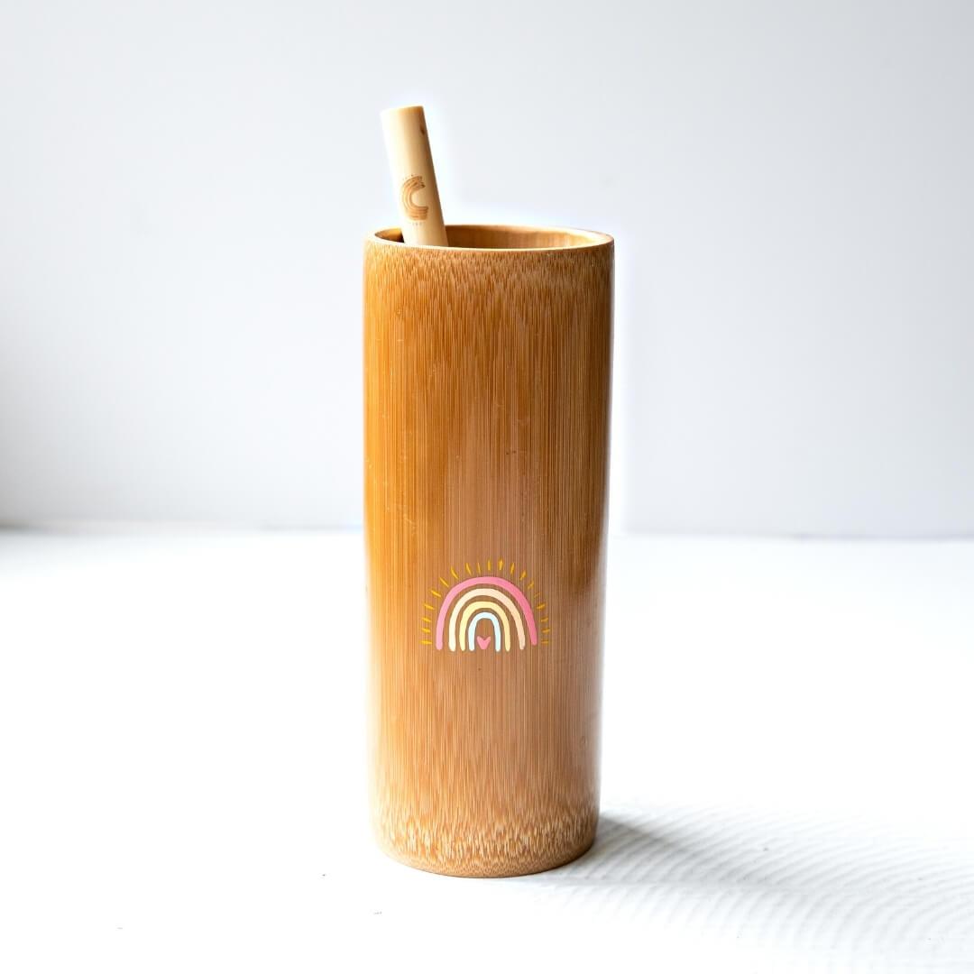 Potbelly Bamboo Cup (Small) - Handcrafted Natural Beauty - Bamco
