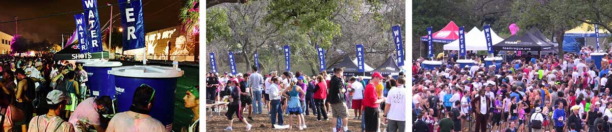 WaterMonster Event Water Stations