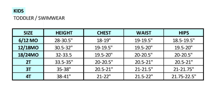 What Is 2t Size Chart