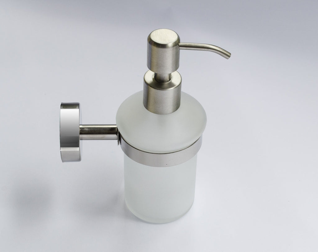 Wall Mounted Soap Dispenser Kapitan Stainless Steel Frosted