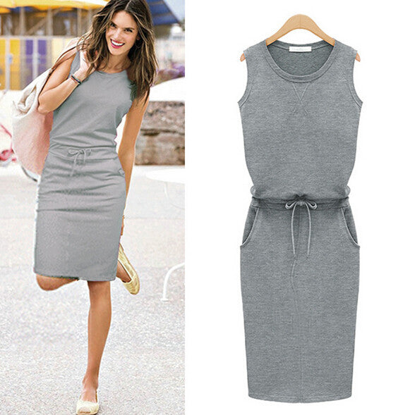 cotton vest dress