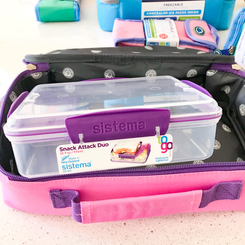 Sistema To Go Bento Cube Pink - 1 ea