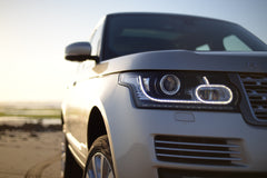 Range Rover pictured in a desert