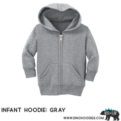 infant hoodie gray