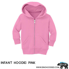 infant hoodie pink