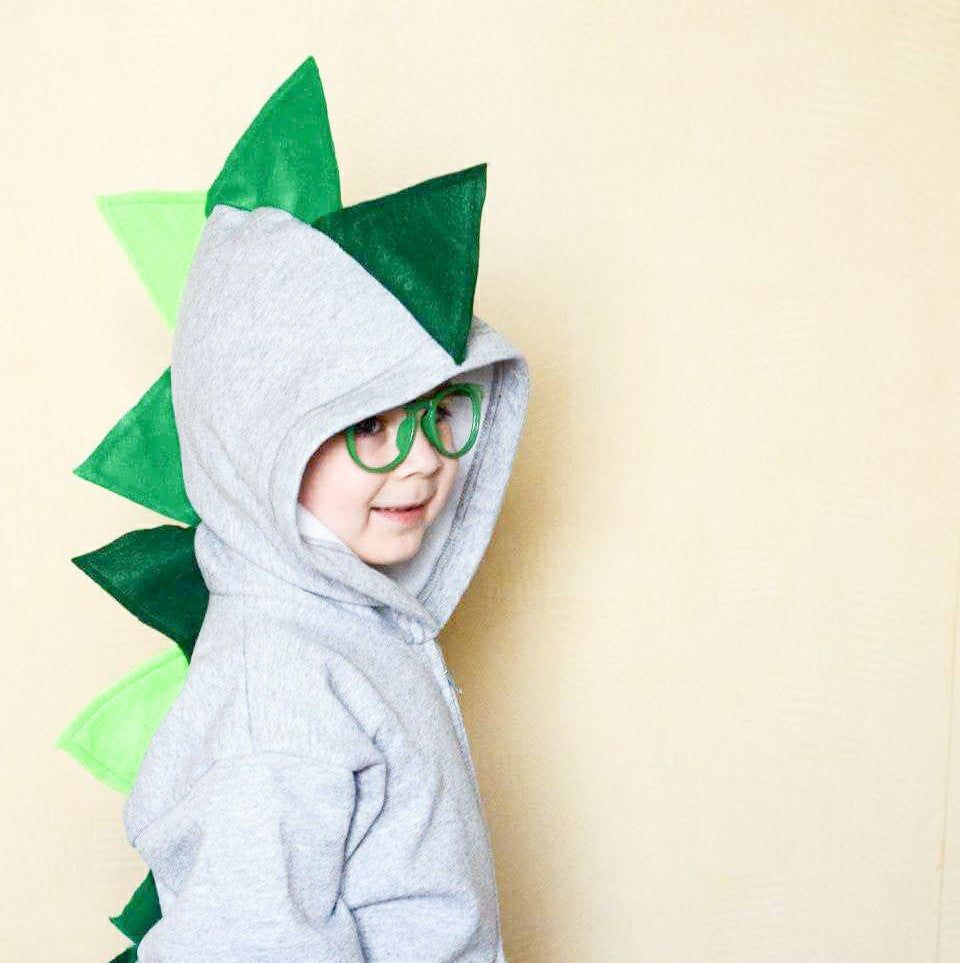 Green Ombre Dino Hoodie – Wolfe and Scamp