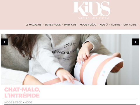 Chat-MAlo x Kids magazine - Sweat enfant Paris 