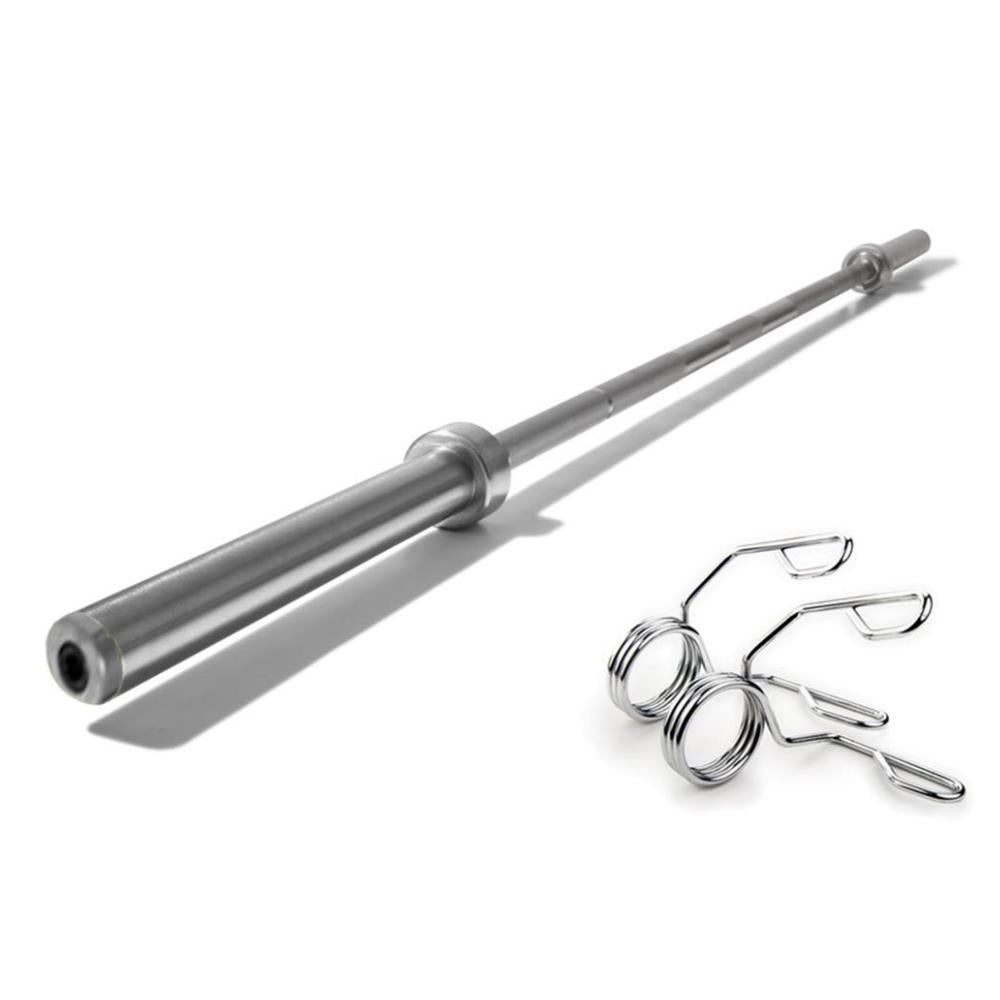 TnP Accessories Olympic 2 Weight Lifting Barbell Bar Weights and Spring  Collars for sale online