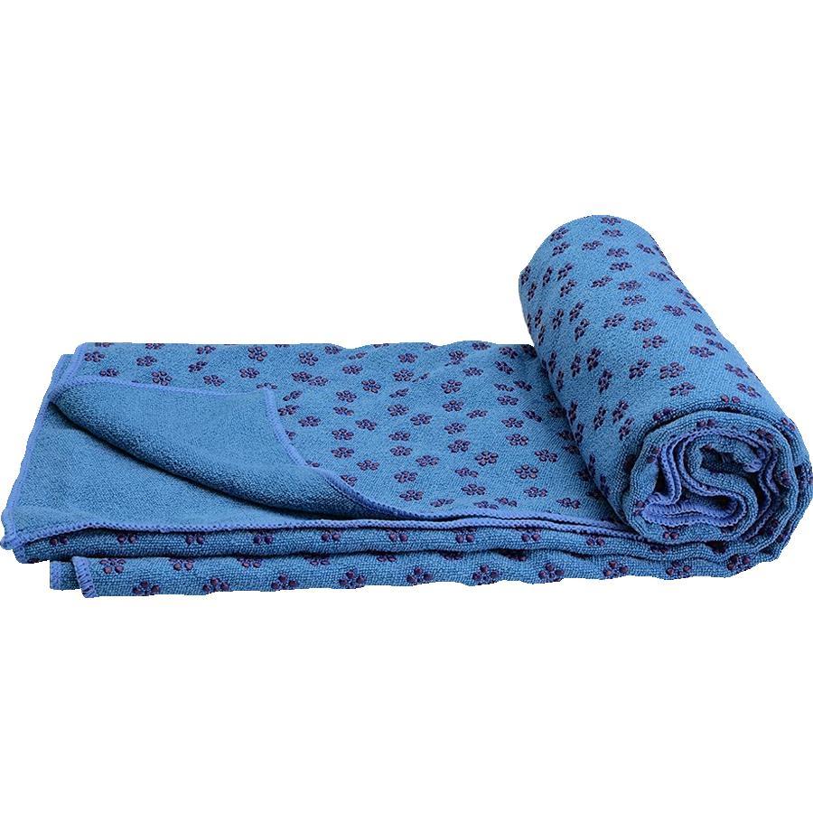 Non-Slip Yoga Towel Blue