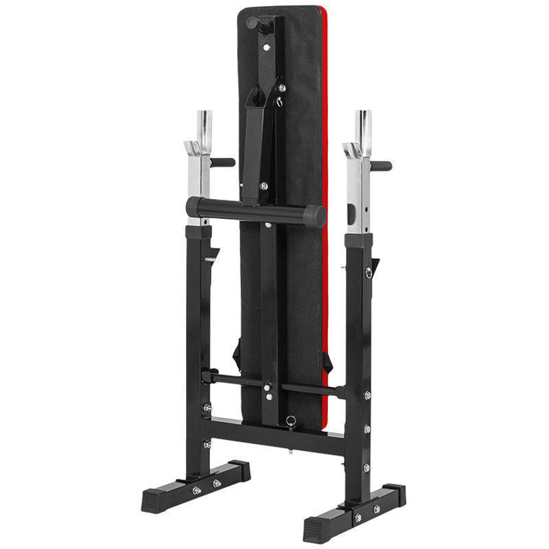TnP Accessories Folding Flat Weight Bench with Dipping Station and ...