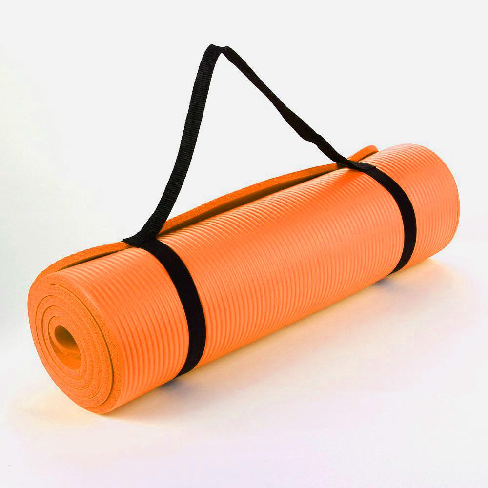 NBR Foam Yoga Mat 15mm Thick - Orange