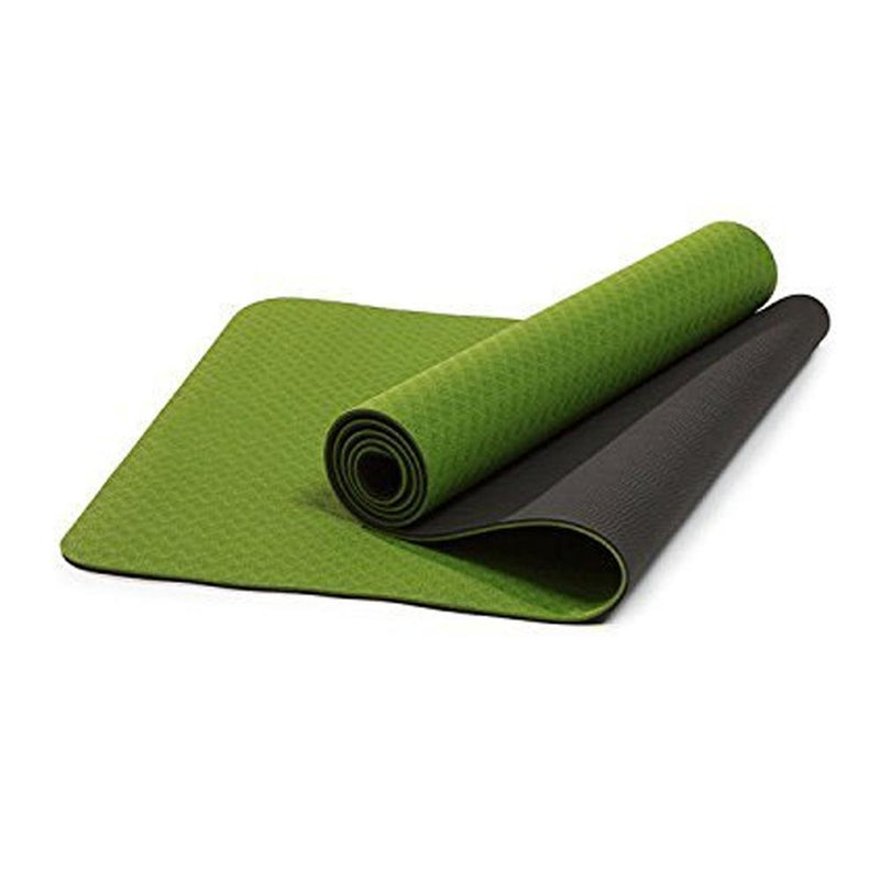 dark green yoga mat