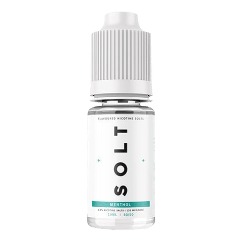 Menthol nic salt vape liquid by Solt - 5 x 10ml, 10 x 10ml