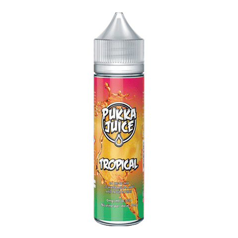 Pukka Tropical vape liquid by Pukka Juice - 50ml Short Fill