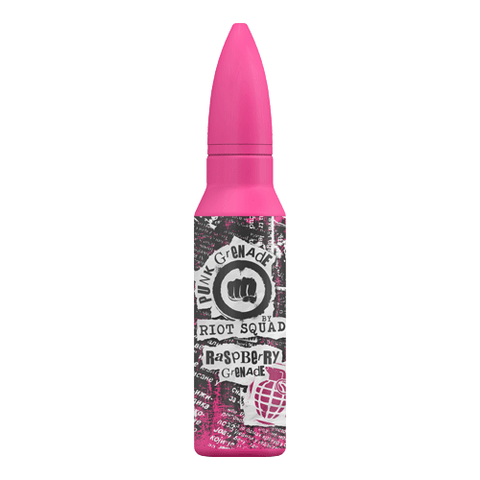 Raspberry Grenade vape liquid by Riot Squad's Punk Grenade - 50ml Short Fill