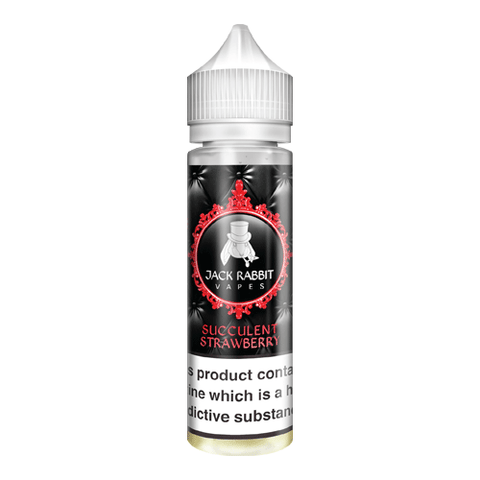 Succulent Strawberry vape liquid by Jack Rabbit Vapes - 50ml Short Fill