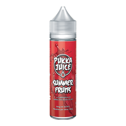 Summer Fruits vape liquid by Pukka Juice - 50ml Short Fill