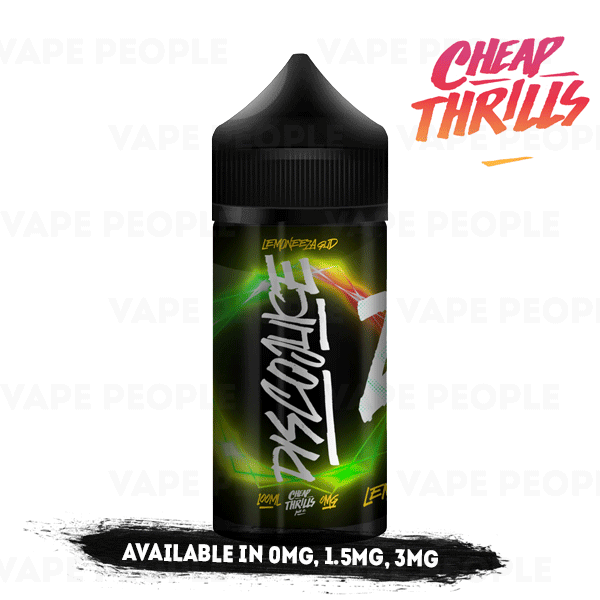 Lemoneezagud vape liquid by Disco Juice - 100ml Short Fill