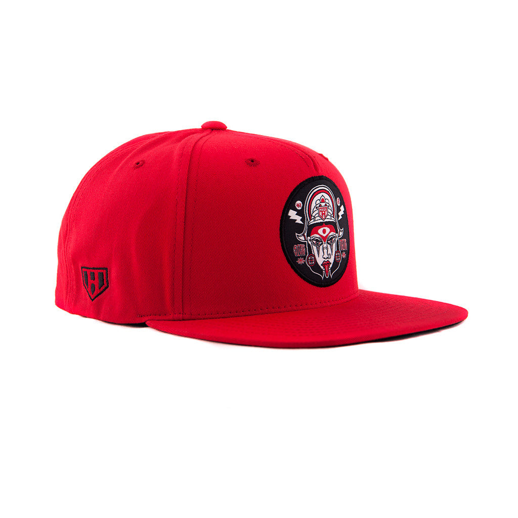 Buy Maa Kali Indian Red Snapback Hat 