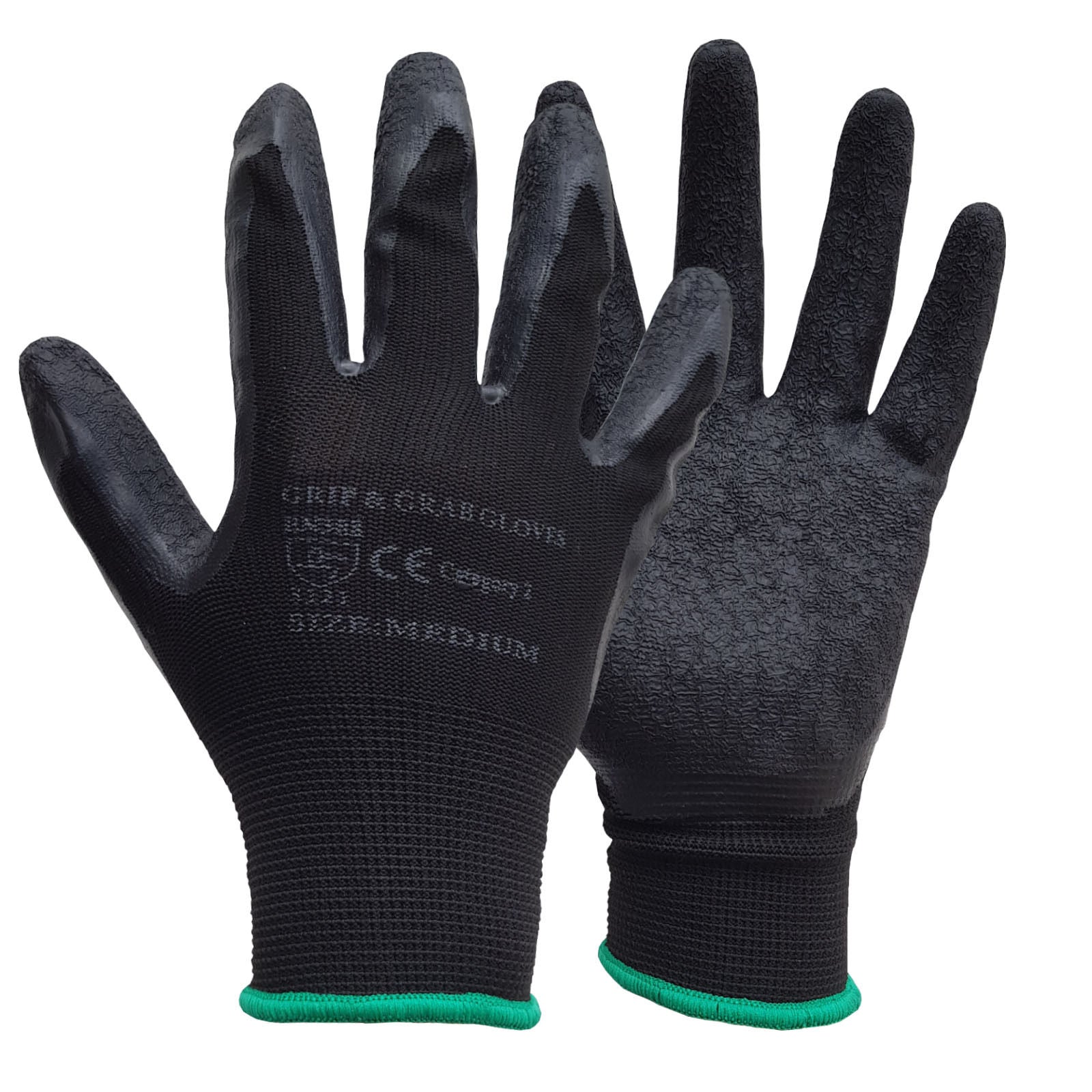 latex coated gloves